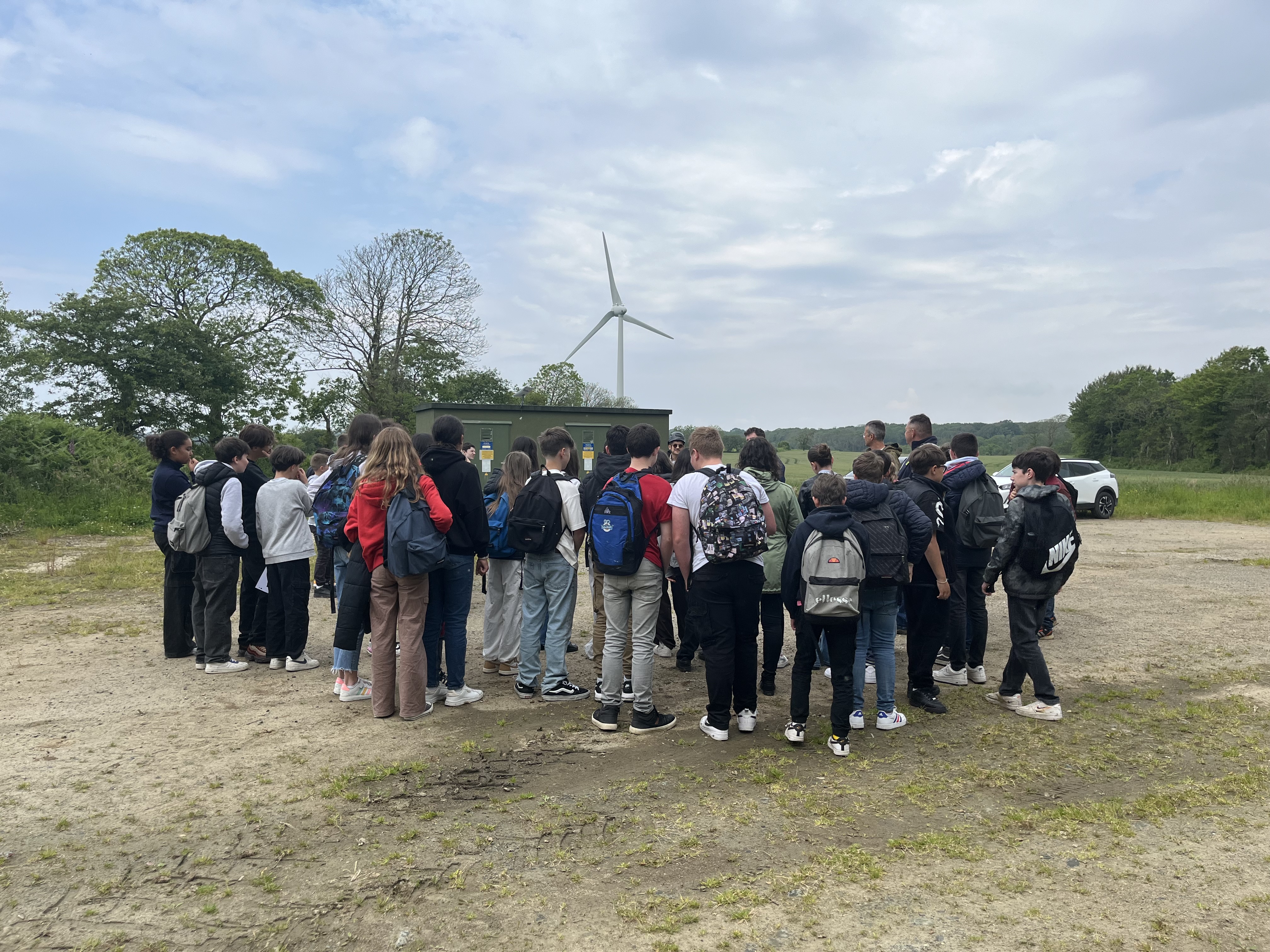 Génération Transition 2024 - 200 élèves à la découverte de nos parcs éoliens.